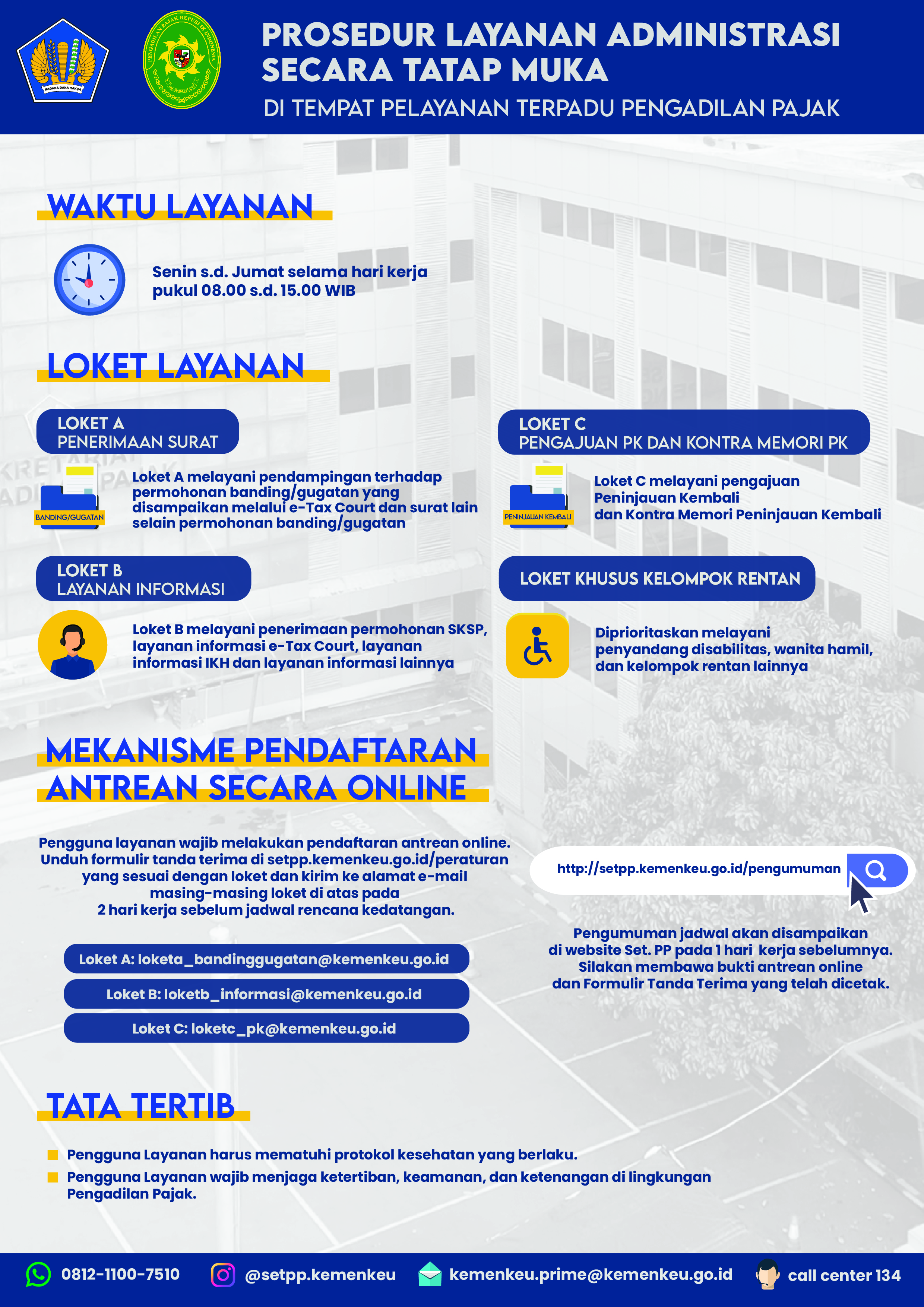 prosedur layanan pandemi